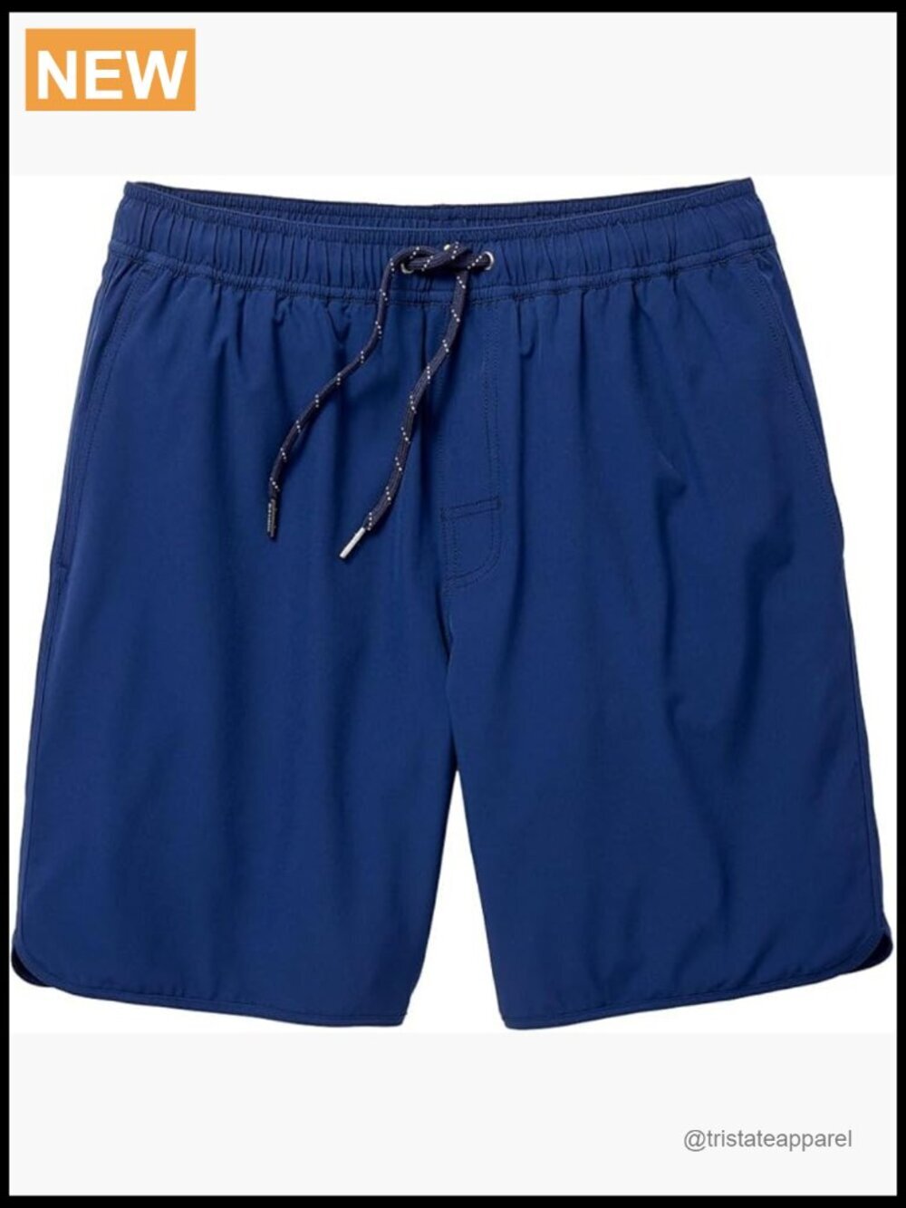 Men's 8" Inseam Swim Trunks with Built-In Liner Performance Quick-Dry UPF 50+